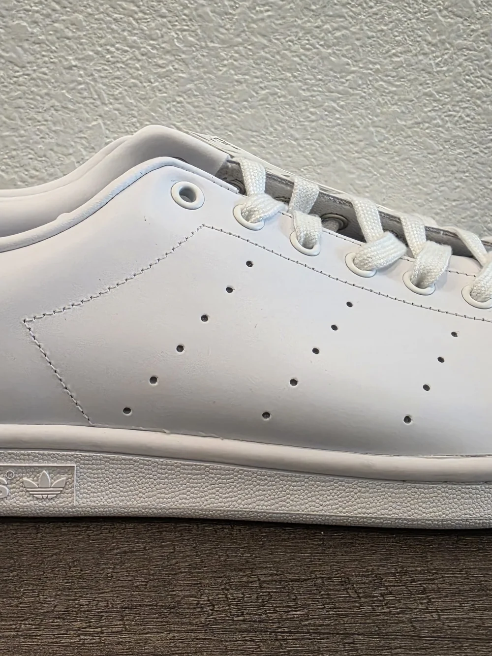 Adidas Stan Smith White Navy Blue M20325 Men's Size 12.5 New With Tags NWOB